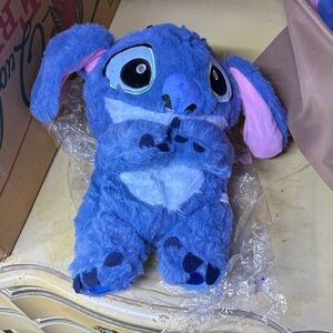 Stitch breathing  Blue and Pink Plush Toy